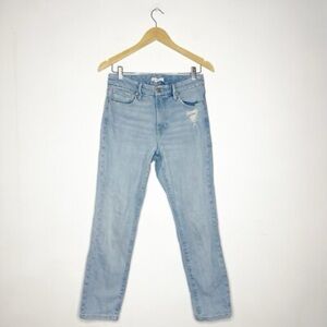 Good American Classic Straight Leg Jeans GC602T Blue681